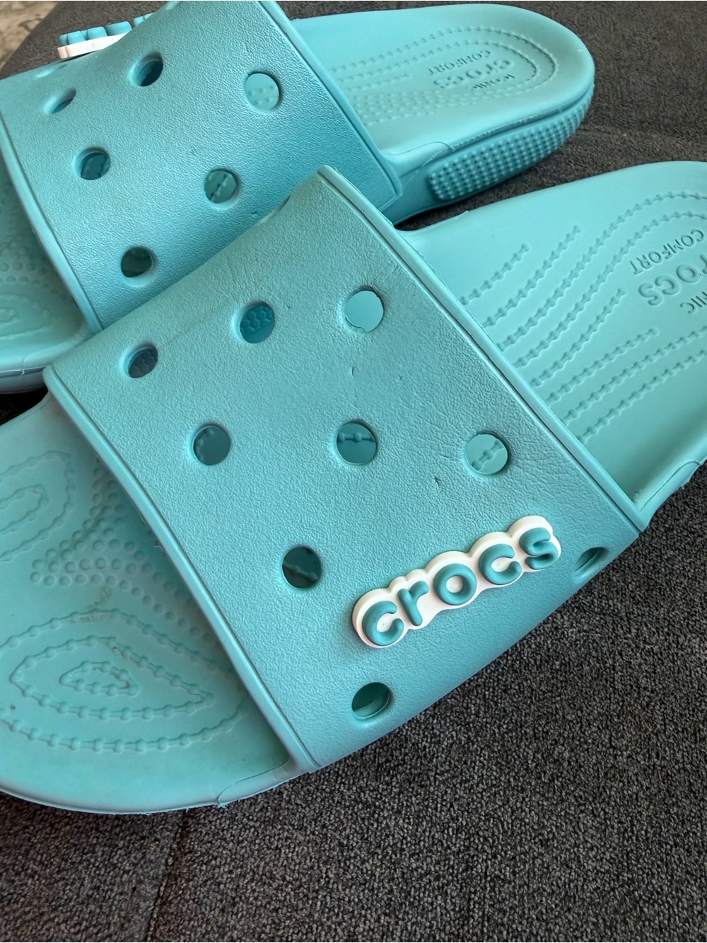 CROCS Aqua Blue Classic Slide Sandals